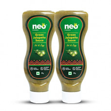 Deals, Discounts & Offers on  - Neo Foods Green Jalapeno Sauce 190g I P2 I 100% Vegan I Topping and Dip For Snacks, No Preservatives & Non-GMO, Sharp Spicy Flavour, Squeeze Bottle I (Pack of 2)
