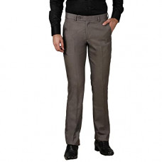 Deals, Discounts & Offers on Men - [Size S] STOP by Shoppers Solid Cotton Slim Fit Mens Trouser