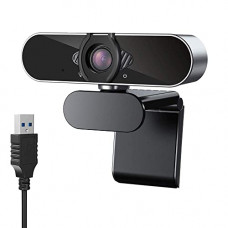Deals, Discounts & Offers on  - CASE U HW1 1080P Webcam with Microphone, 360 Rotation Plug and Play Pro Streaming USB 2.0 HD For Video Calling/Conferencing; Online Teaching or Gaming- Silver
