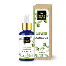 Deals, Discounts & Offers on Beauty Care - Good Vibes 100% Pure Jojoba Cold Pressed Carrier Oil, 50 ml | Moisturizing & Hydrating For All Skin & Hair Types | 100% Natural, No GMO, No Synthetics, No Animal Testing
