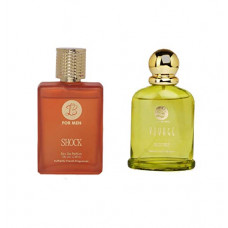 Deals, Discounts & Offers on Beauty Care - Lyla Blanc Mens SHOCK & Lyla Blanc Womens VOYAGE - (Set of 2 Perfume For Couple) (100ml each)