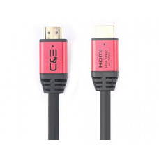 Deals, Discounts & Offers on Accessories - C&E High Speed Ultra HDMI Cable CL3 Rated (15 Feet/4.5 Meter) with Ethernet, Supports (4Kx2K@60HZ), Video 4K UHD 2160p, HD 1080p, 3D, Xbox Playstation PS3 Audio Return, Latest Version Red (2 Pack)