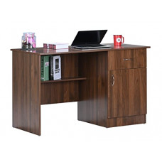 Deals, Discounts & Offers on Furniture - DeckUp Hermes Engineered Wood Study & Computer Table and Office Desk (Walnut, Matte Finish)