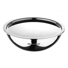 Deals, Discounts & Offers on Cookware - Bergner Tripro Triply Stainless Steel Tasra / Tasla with Stainless Steel Lid, 24 cm, Induction Base, Silver