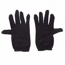 Deals, Discounts & Offers on Men - Kuber Industries Cotton Hand Gloves (1 Pair) Black (KI01127)