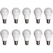 Deals, Discounts & Offers on  - Base B22 9-Watt LED Bulb (Pack of 10, Cool White)