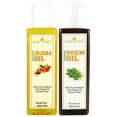 Deals, Discounts & Offers on Beauty Care - Park Daniel Premium Neem oil and Jojoba oil combo of 2 bottles of 100 ml (200ml)