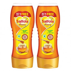 Deals, Discounts & Offers on  - Saffola Honey, 100% Pure NMR tested Honey, Squeezy Pack, 2 x 350g (Buy 1 Get 1)