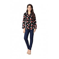 Deals, Discounts & Offers on Laptops - [Size L] Venisa Women's Georgette with Digital Printed Top