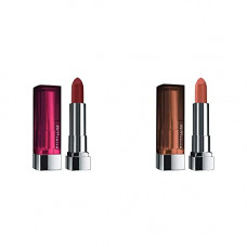 Deals, Discounts & Offers on Beauty Care - Maybelline New York Color Sensational Creamy Matte Lipstick, 696 Burgundy Blush, 3.9g And Maybelline New York Color Sensational Creamy Matte Lipstick, 657 Nude Nuance, 3.9g