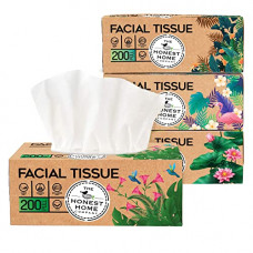 Deals, Discounts & Offers on  - The Honest Home Company 2 Ply Facial Tissues Box - 200 Pulls - Pack of 4 (800 Pulls)