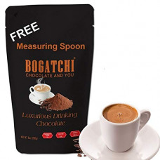 Deals, Discounts & Offers on  - BOGATCHI Rich Drinking Chocolate, Drinking Chocolate Powder, Gluten Free | Tasty | Vegan , Dark Chocolate Drinking Powder, 200g , Free Measuring Spoon