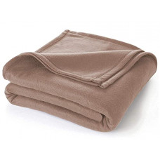 Deals, Discounts & Offers on  - RICHLINEN Plain Polar Fleece Double Bed Blanket Warm Soft & Comfortable