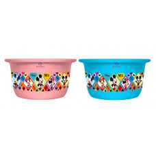 Deals, Discounts & Offers on  - Heart Home Disney Mickey Minnie Print 2 Pieces Unbreakable Plastic Multipurpose Bath Tub/Washing Tub 25 Ltr (Pink & Blue) -HS_35_HEARTH17903