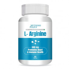 Deals, Discounts & Offers on  - NutrinoPlus+ L Arginine 500mg Supplement - Best Amino Acid Arginine HCL Supplements