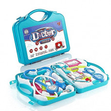 Deals, Discounts & Offers on  - J R Creation Doctor Play Set with Foldable Suitcase, Doctor Set Toy Game Kit, Compact Medical Accessories Toy Set Pretend Play Sets,Docter Kit Toy