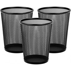 Deals, Discounts & Offers on  - MaxGear Mesh Pen Holder Pencil For Desk Cup Organizer Black, 3 Pack