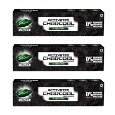 Deals, Discounts & Offers on  - Dabur Herb'l Activated Charcoal and Mint (Black Gel) 120g (Pack of 3)