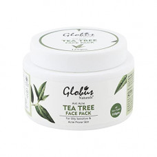 Deals, Discounts & Offers on Beauty Care - Globus Naturals Tea Tree Anti Acne Face Pack 125gms, For pimple and acne prone skin, with gum resin, yashad bhasma & glycerine | 100% Natural | Paraben & SLS Free | All Skin Types