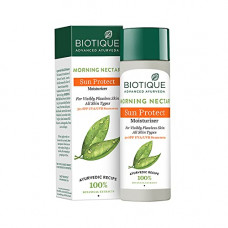 Deals, Discounts & Offers on Beauty Care - Biotique Morning Nectar Sun Protect Moisturizer For Visibly Flawless Skin All Skin Types, 120 ml