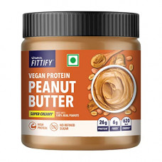 Deals, Discounts & Offers on  - Saffola FITTIFY Vegan Protein Peanut Butter | Super Creamy | High Protein | No Refined Sugar | Vegan | 340g