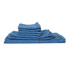 Deals, Discounts & Offers on  - Eurospa Set of 7 Cotton Bath + Hand + Face Towel Set Blue