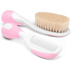 Deals, Discounts & Offers on Baby Care - Chicco Brush and Comb- Pink, 2 Piece