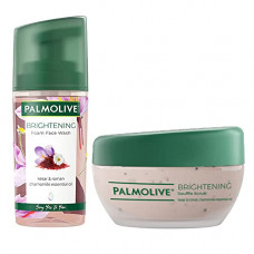 Deals, Discounts & Offers on Beauty Care - Palmolive Brightening Face Care Combo - Foam Face Wash and Souffle Face Scrub with 100% natural extracts