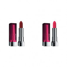 Deals, Discounts & Offers on Beauty Care - Maybelline New York Color Sensational Creamy Matte Lipstick, 696 Burgundy Blush, 3.9g and Maybelline New York Color Sensational Creamy Matte Lipstick, 630 Flaming Fuchsia, 3.9g