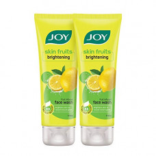 Deals, Discounts & Offers on Beauty Care - Joy Skin Fruits Lemon Brightening Face Wash, Oil Clear and Fruit Infused With Lemon extracts & Active Fruit Boosters, Lemon Face Wash For Oily Skin | Brightens Skin to Reveal Natural Glow - Pack of 2 X 100 ml