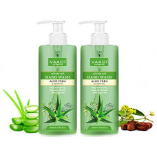 Deals, Discounts & Offers on Beauty Care - Vaadi Herbals Velvety Soft Aloe Vera and Jojoba Oil Hand Wash - 250 ml (Pack of 2)