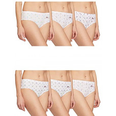 Deals, Discounts & Offers on Women - [Size 95 - 110 CM] SOUTH SAILOR Womens Cotton Solid Panties Hipster Pack of 6