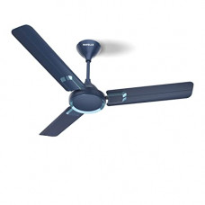 Deals, Discounts & Offers on  - Havells Glaze 74W Sapphire Blue Chrome Decorative Ceiling Fan, Sweep: 1200 Mm