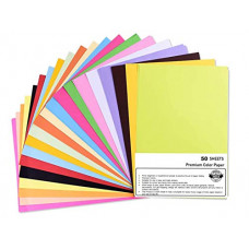 Deals, Discounts & Offers on  - OFIXO Pack of 50 Sheets (10 Color*5 Sheets) A4 Color Paper For Art and Craft/Printing Purpose Multi Color Paper Plain A4 Craft Paper (Set of 1, Multicolor)