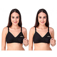 Deals, Discounts & Offers on Women - [Size 32] Hiya (Here is your affinity) Pack of 2 Nursing Bra For Women's (Mothers), Size 30-44