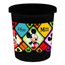 Deals, Discounts & Offers on  - Kuber Industries Plastic Disney Mickey Minnie Print Garbage Waste Dustbin ( 5 L, Black) -HS_35_KUBMARTS17773