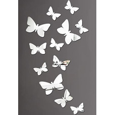 Deals, Discounts & Offers on Home Improvement - Wall1ders 12 Butterfly 3 Sizes,Mirror Stickers