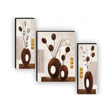 Deals and Offers on - 1ArtofCreation Figures, Religious, Floral Themed Flower Pot Self Adhesive MDF Board Home Decorative Item Painting, 12 x 18 Inch, SANFJM7705, Brown, Set of 3 Deals, Discounts & Offers on - 1ArtofCreation Figures, Religious, Floral Themed Flower Pot Self Adhesive MDF Board Home Decorative Item Painting, 12 x 18 Inch, SANFJM7705, Brown, Set of 3