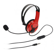 Deals, Discounts & Offers on Accessories - AmazonBasics Mono Chat Headset For PlayStation 4 (Officially Licensed) - Red