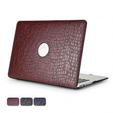 Deals, Discounts & Offers on Laptop Accessories - DURATEC Crocodile Pattern Hard Shell Case Cover Compatible MacBook Pro 13.3' Inch (Without TouchBar, Brown)
