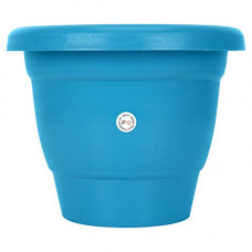 Deals, Discounts & Offers on Gardening Tools - Gate Garden Gamla/Planter/Pots Perfect for Balcony Garden All New Blue Colour 18cm Sturdy Plastic Planter Bottom Plate