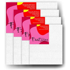 Deals, Discounts & Offers on  - FANTASM Panel Board Canvas, Primed Cotton, White, Multi Sizes 4X6