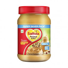 Deals, Discounts & Offers on  - Saffola Peanut Butter with Jaggery | No Refined Sugar| Creamy| 24.3g Protein, 900g
