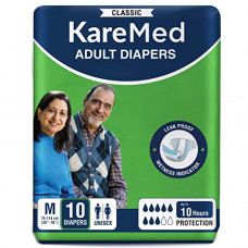 Deals, Discounts & Offers on  - Kare Med Classic Adult Diapers, Medium, Waist Size 76-114 Cm (30