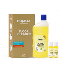 Deals, Discounts & Offers on  - Clensta Floor Cleaner Liquid | 99.9% Germs Protection With Tulsi Extracts | 1 Bottle & 2 Smart Refills | Total 1500 ml