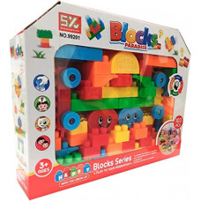 Deals, Discounts & Offers on  - Jack Royal 103 Pcs DIY Interlocking Building Blocks Puzzle Toy Set , Puzzle Construction Play Set Toy, Creative Stacking Blocks Toys Set