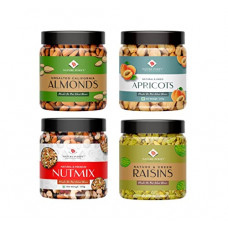 Deals, Discounts & Offers on  - Nature Purify Dry Fruit Combo Pack 1 kg ( Almond, Apricot, Raisins, Mix Nutmix - 250g Each ) - All Premium