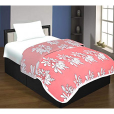 Deals, Discounts & Offers on  - Kuber Industries Floral Cotton Single Bed Reversible AC Dohar - Pink
