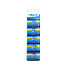 Deals, Discounts & Offers on Electronics - PHILIPS Coin Battery/Button Cell Mini Alkaline Battery Model: LR44 (Pack of 5) 5 nos Battery