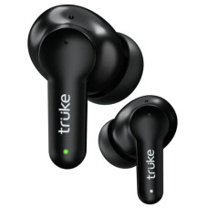Deals, Discounts & Offers on Headphones - truke Buds S2 LITE Bluetooth 5.1 Truly Wireless in Ear Earbuds with Mic, 48H Playtime, 10mm Real Titanium Speaker, 50ms Ultra Low Latency, Fast Charge, AAC Codec, IPX4 (Matt Black)